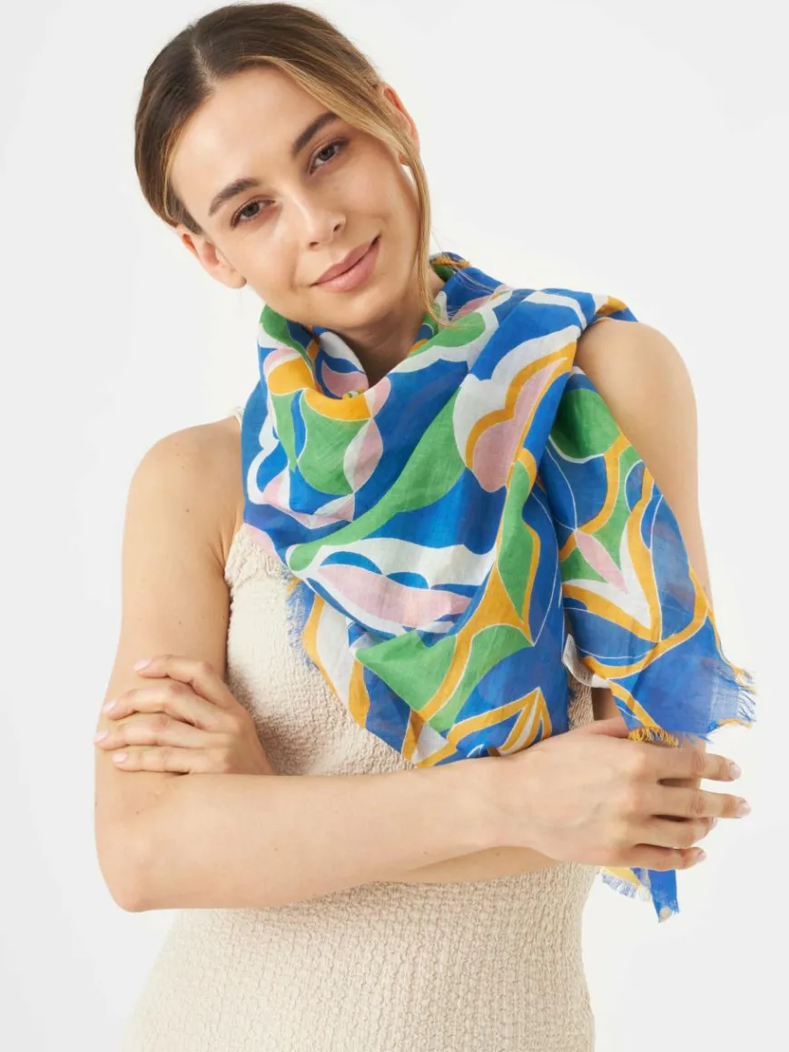 Codello Schals & Tücher*Damen Tuch blau bedruckt