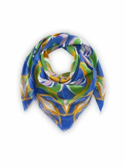 Codello Schals & Tücher*Damen Tuch blau bedruckt