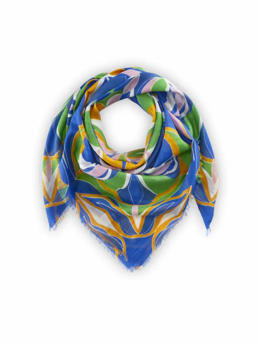 Codello Schals & Tücher*Damen Tuch blau bedruckt