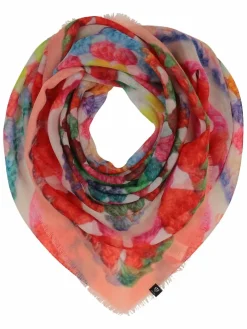 Fraas Schals & Tücher*Damen Tuch aprikot gemustert