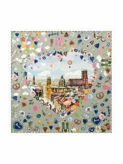 Codello Schals & Tücher*Damen Tuch grün bedruckt