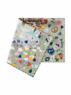 Codello Schals & Tücher*Damen Tuch grün bedruckt