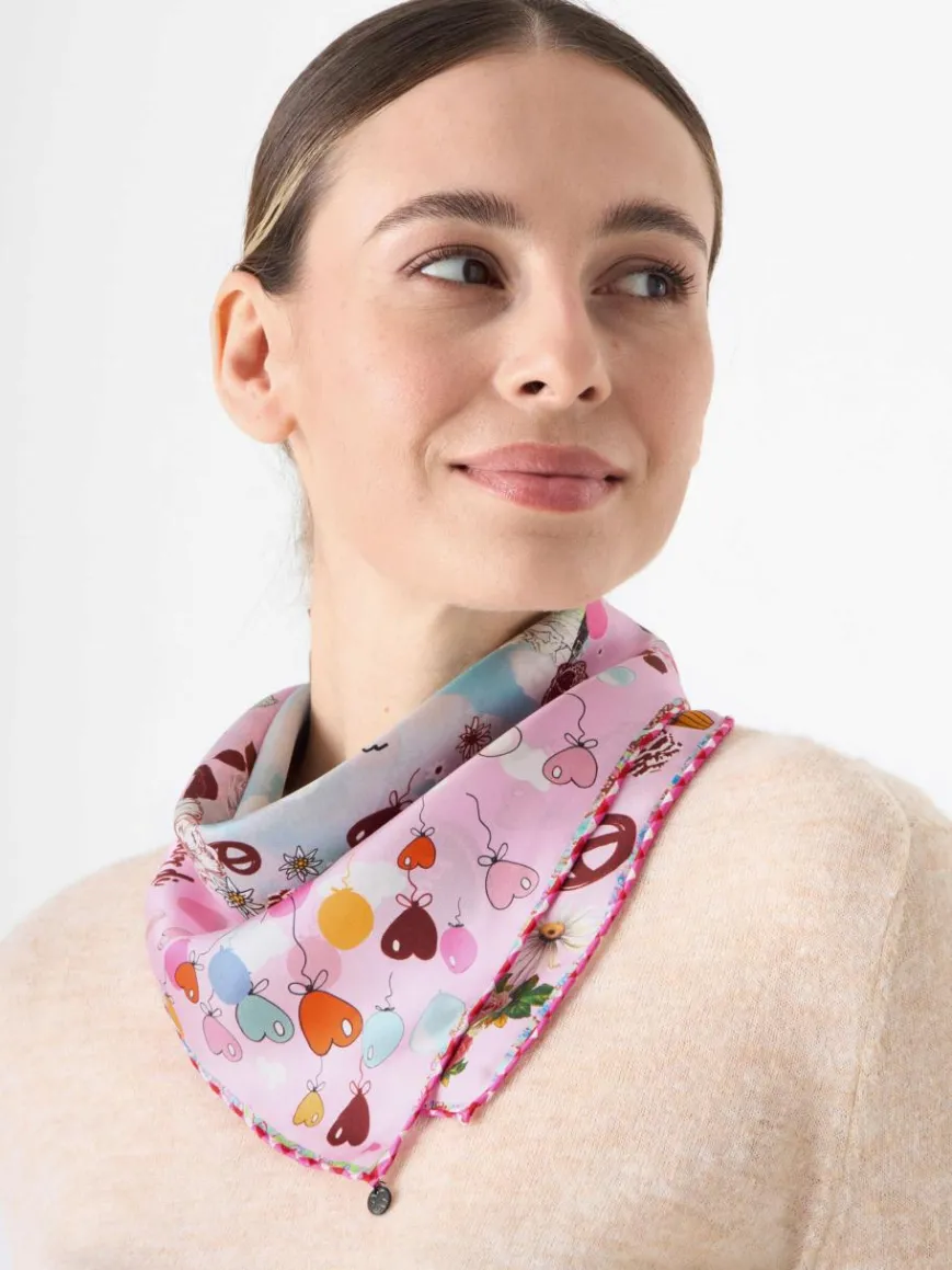 Codello Schals & Tücher*Damen Tuch rosa bedruckt