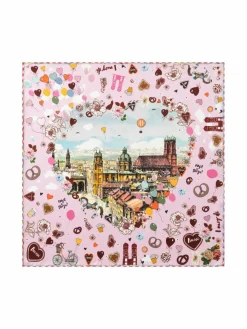 Codello Schals & Tücher*Damen Tuch rosa bedruckt