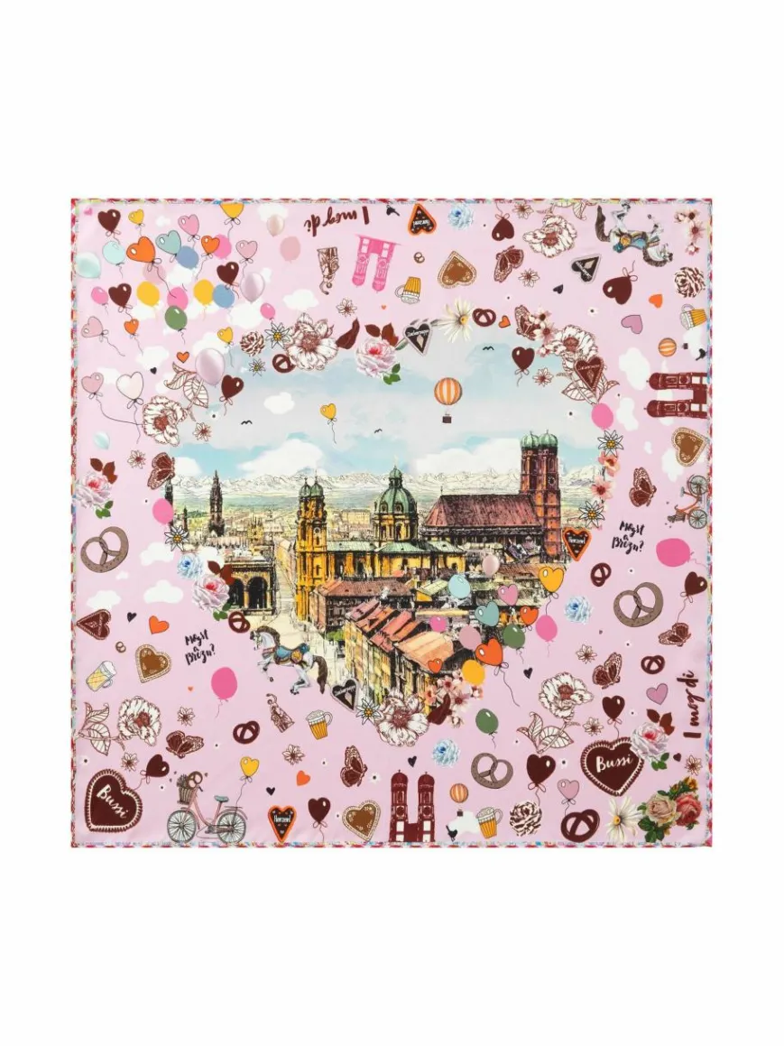 Codello Schals & Tücher*Damen Tuch rosa bedruckt