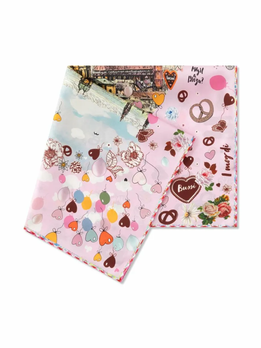 Codello Schals & Tücher*Damen Tuch rosa bedruckt