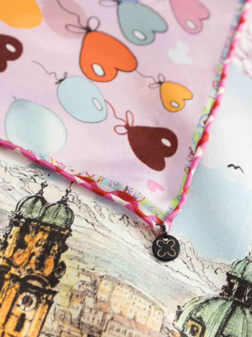 Codello Schals & Tücher*Damen Tuch rosa bedruckt