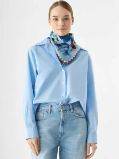 Codello Schals & Tücher*Damen Tuch blau gemustert