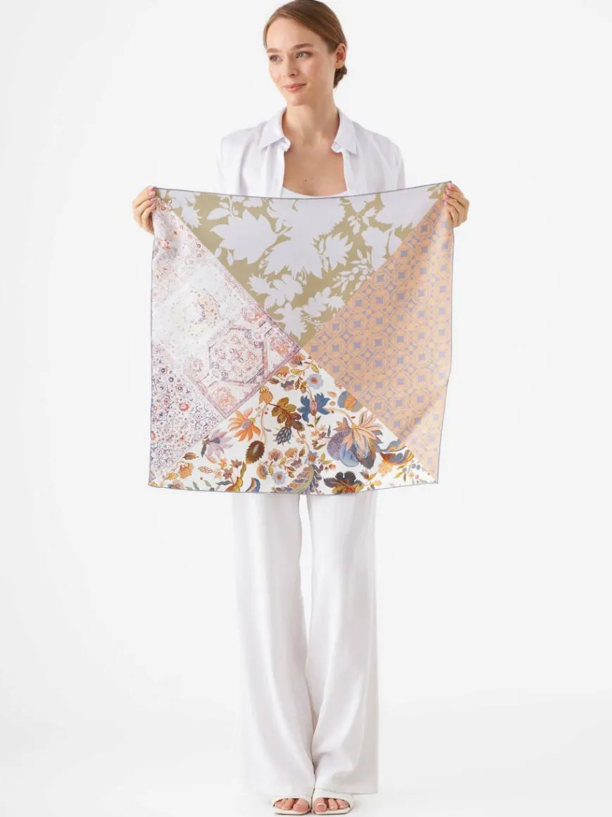 Codello Schals & Tücher*Damen Tuch beige bedruckt