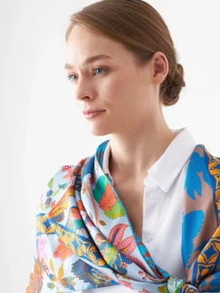Codello Schals & Tücher*Damen Tuch blau gemustert