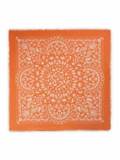 Codello Schals & Tücher*Damen Tuch orange gemustert