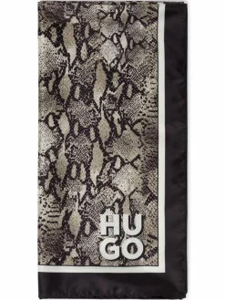 HUGO Schals & Tücher*Damen Tuch - Auraize schilf schoko gemustert