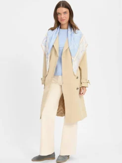 JOOP! Schals & Tücher*Damen Tuch - Ava hellblau weiß gemustert