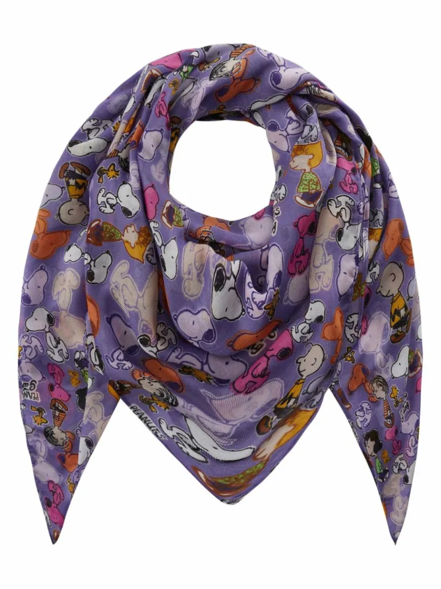 Codello Schals & Tücher*Damen Tuch - PEANUTS lila bedruckt