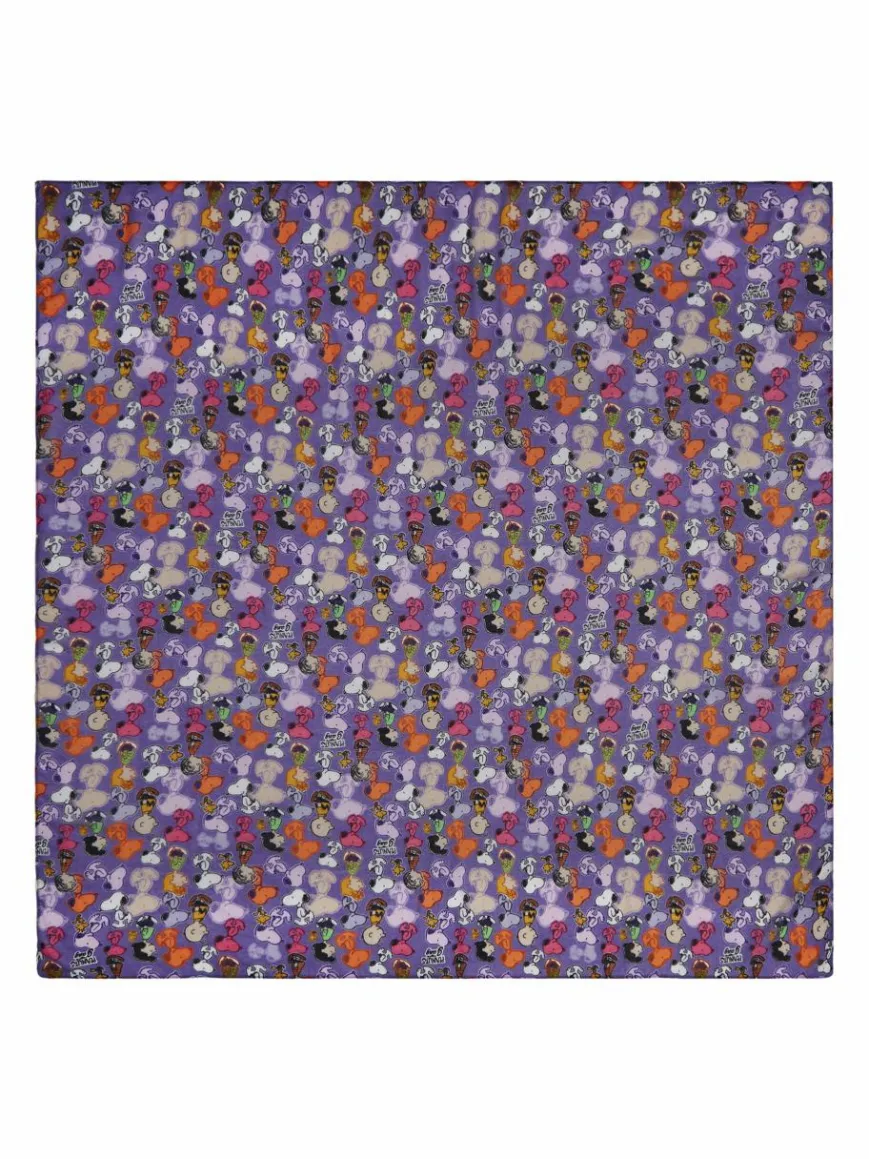 Codello Schals & Tücher*Damen Tuch - PEANUTS lila bedruckt