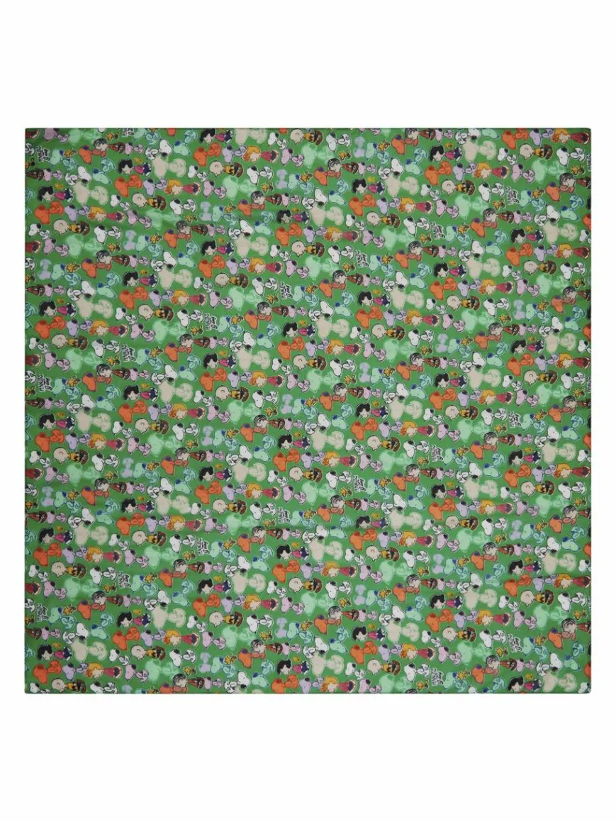 Codello Schals & Tücher*Damen Tuch - PEANUTS grün bedruckt