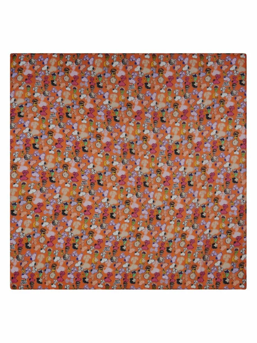 Codello Schals & Tücher*Damen Tuch - PEANUTS orange bedruckt