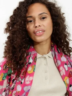 Codello Schals & Tücher*Damen Tuch - PEANUTS pink bedruckt