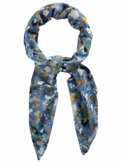 Codello Schals & Tücher*Damen Tuch - PEANUTS blau bedruckt