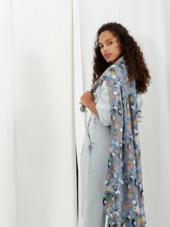 Codello Schals & Tücher*Damen Tuch - PEANUTS blau bedruckt