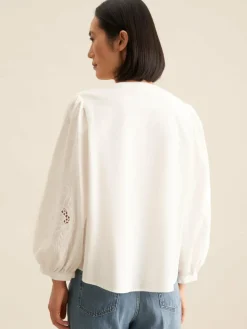 Seidensticker Blusen*Damen Tunika - Uni ecru uni