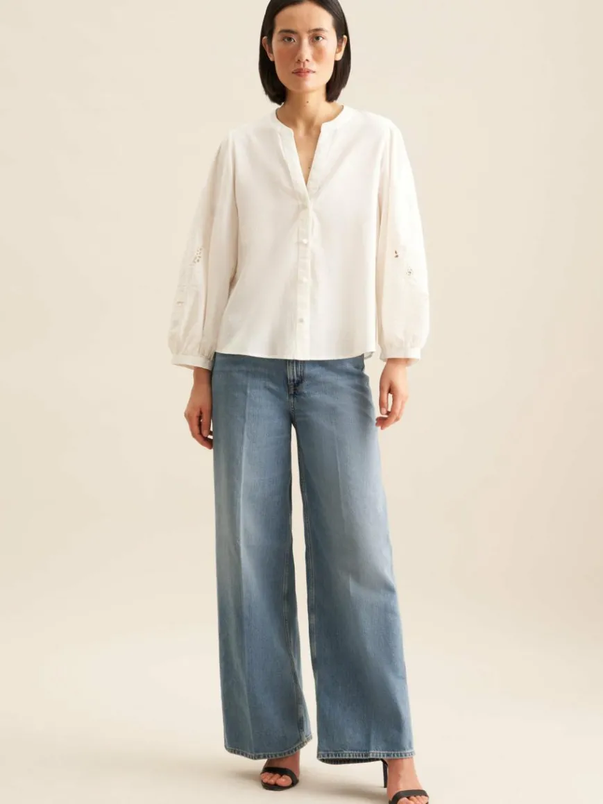 Seidensticker Blusen*Damen Tunika - Uni ecru uni