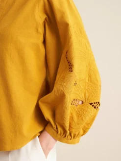 Seidensticker Blusen*Damen Tunika - Uni gelb uni