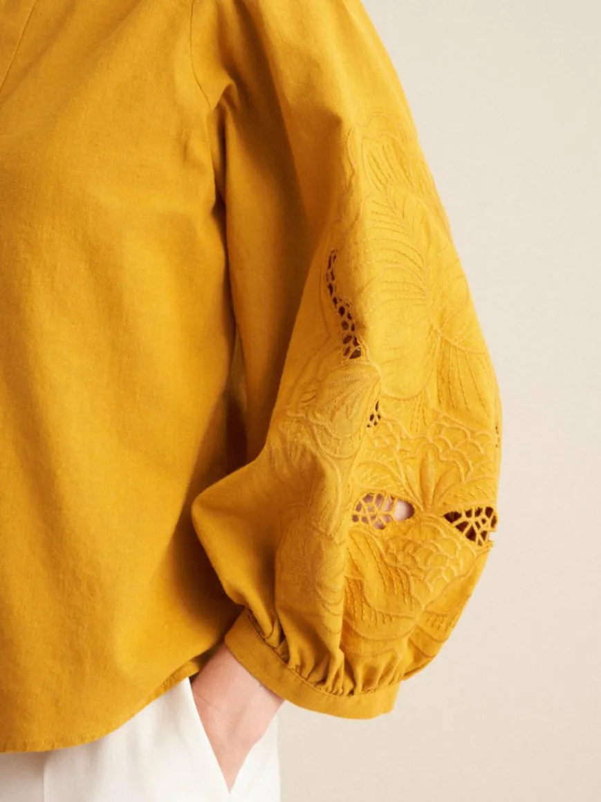 Seidensticker Blusen*Damen Tunika - Uni gelb uni