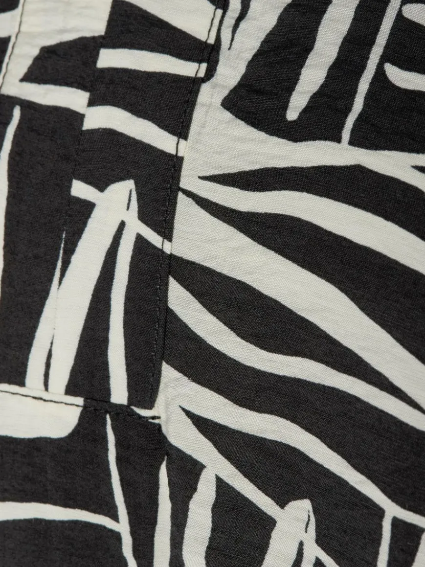 s.Oliver Blusen*Damen Tunikabluse schwarz ecru gemustert