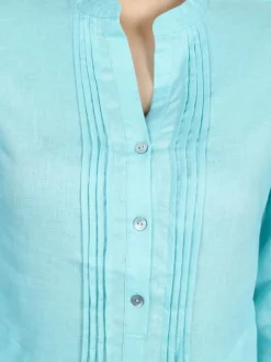 Vicci Germany Kleider*Damen Tunikakleid türkis uni