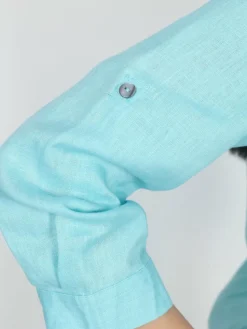 Vicci Germany Kleider*Damen Tunikakleid türkis uni