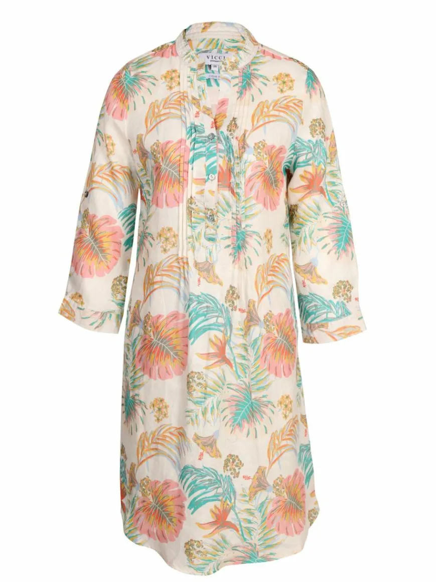 Vicci Germany Kleider*Damen Tunikakleid mehrfarbig bedruckt