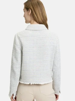 Cartoon Blazer*Damen Tweedblazer mehrfarbig uni