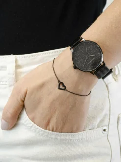 Tamaris Uhren*Damen Uhr schwarz uni