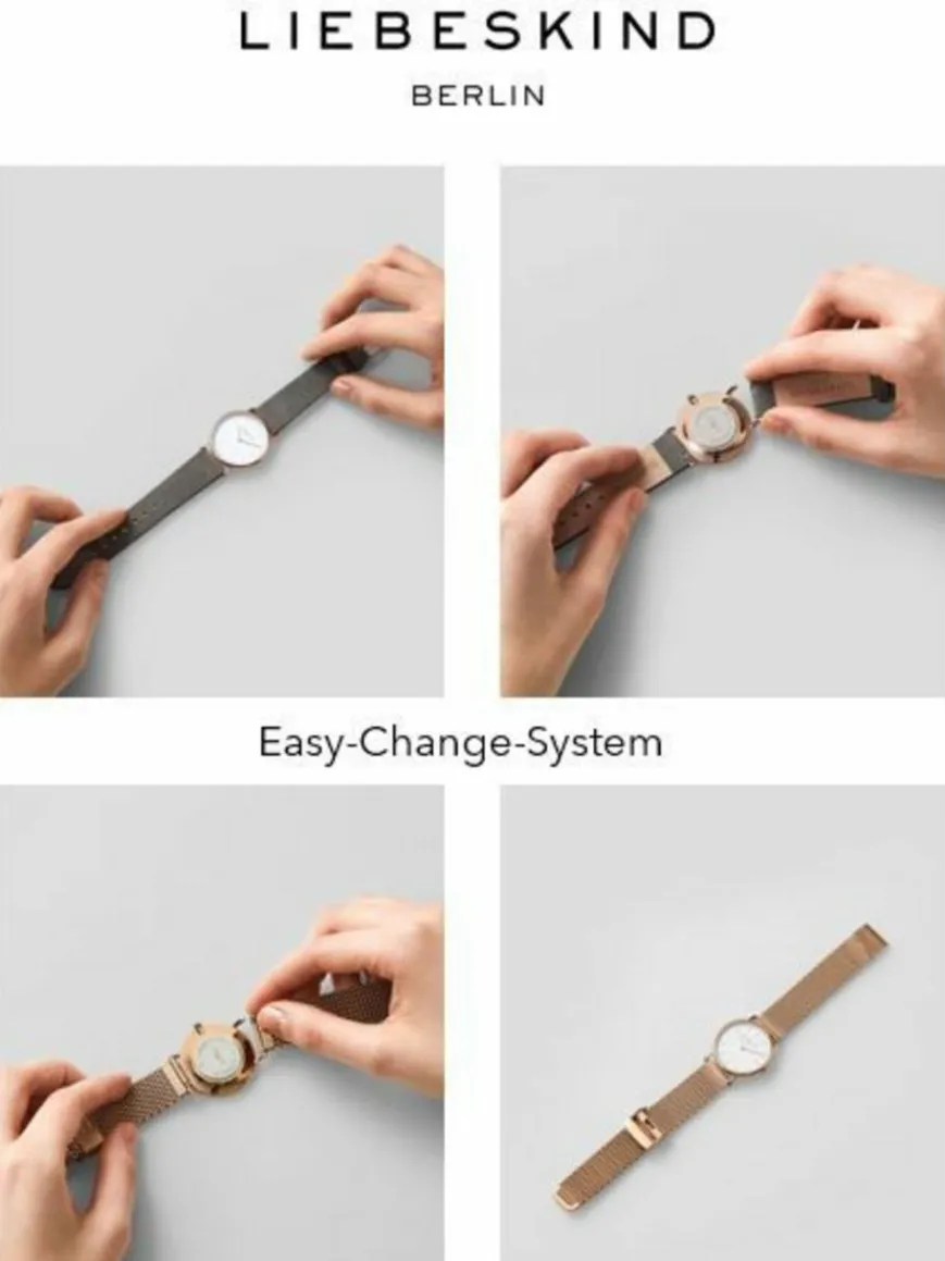 Liebeskind Berlin Uhren*Damen Uhrenarmband grün uni