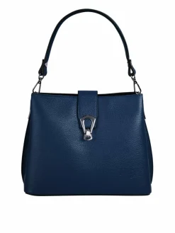 Cluty Taschen & Rucksäcke*Damen Umhängetasche blau uni
