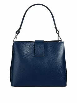 Cluty Taschen & Rucksäcke*Damen Umhängetasche blau uni