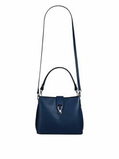 Cluty Taschen & Rucksäcke*Damen Umhängetasche blau uni