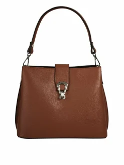 Cluty Taschen & Rucksäcke*Damen Umhängetasche cognac uni