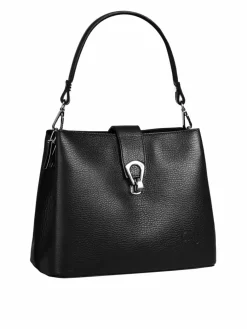 Cluty Taschen & Rucksäcke*Damen Umhängetasche schwarz uni