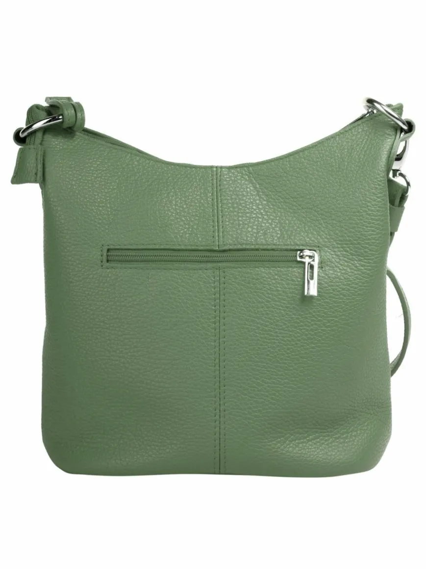 Cluty Taschen & Rucksäcke*Damen Umhängetasche grün uni