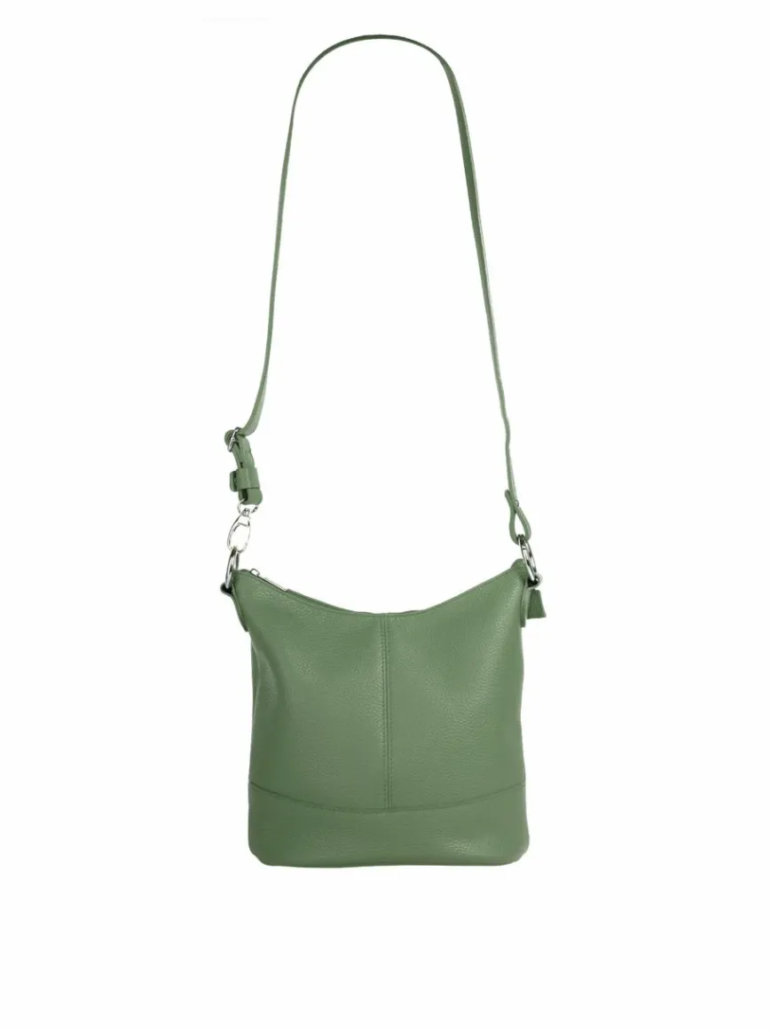 Cluty Taschen & Rucksäcke*Damen Umhängetasche grün uni