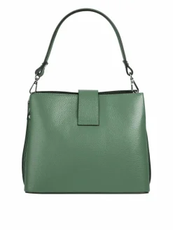 Cluty Taschen & Rucksäcke*Damen Umhängetasche grün uni