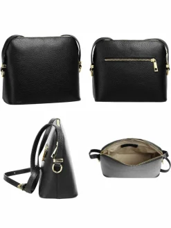 Cluty Taschen & Rucksäcke*Damen Umhängetasche schwarz uni