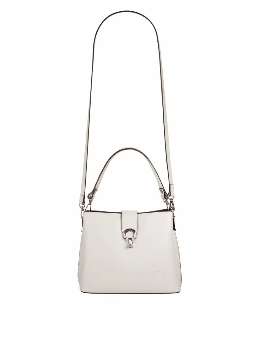 Cluty Taschen & Rucksäcke*Damen Umhängetasche weiß uni