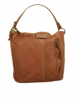 Cluty Taschen & Rucksäcke*Damen Umhängetasche cognac uni