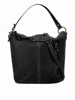 Cluty Taschen & Rucksäcke*Damen Umhängetasche schwarz uni