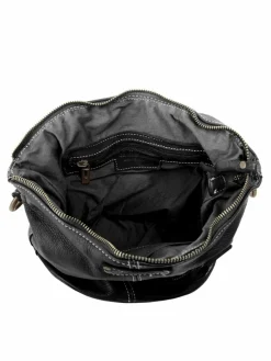 Cluty Taschen & Rucksäcke*Damen Umhängetasche schwarz uni