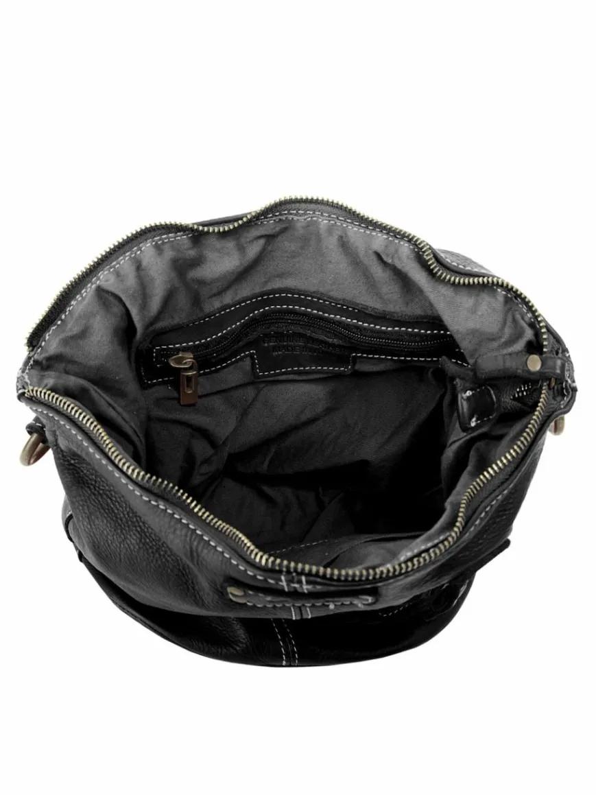 Cluty Taschen & Rucksäcke*Damen Umhängetasche schwarz uni