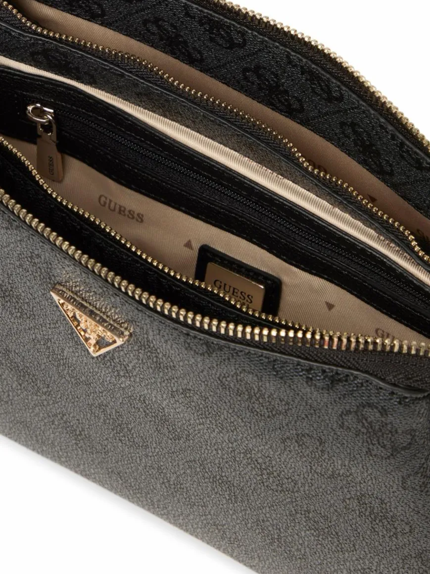 GUESS Taschen & Rucksäcke*Damen Umhängetasche anthrazit gemustert